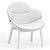 Elegant ARIA Lounge Armchair 3D model small image 2