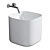 Elegant White Vessel Sink 3D model small image 1