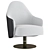 Ludwig Swivel Armchair: Stylish Comfort 3D model small image 1