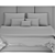 Cozy Relaxing Bedroom Sofa 3D model small image 3