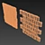 Panel Stone Slab: Textured 3D Model, Vray & Corona Render 3D model small image 2