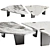 Elegant Minotti Coffee Tables: JACOB 3D model small image 1