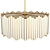 Gilded Drum Pendant Light 3D model small image 2