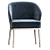 Luxury RUTH Chair: Stylish & Comfortable 3D model small image 3
