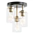 Edinburgh Antique Brass Ceiling Light 3D model small image 1