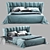 B&B Italia Husk Bed: Modern Comfort in a Chic Design 3D model small image 1