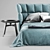 B&B Italia Husk Bed: Modern Comfort in a Chic Design 3D model small image 2