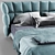 B&B Italia Husk Bed: Modern Comfort in a Chic Design 3D model small image 4