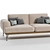 Minimalist 2 Seat Sofa: Matthew Hilton Armstrong 3D model small image 2