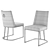 Amirah Velvet Side Chair: Luxury Upholstered Seating 3D model small image 2