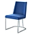 Amirah Velvet Side Chair: Luxury Upholstered Seating 3D model small image 3