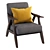 Hofstetter Armchair: Modern Comfort 3D model small image 3