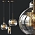 Industrial Glass Pendant Light by Lampatron 3D model small image 2