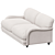 Cozy Blush Puffy Sofa 3D model small image 2