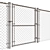 Durable Mesh Fencing Solution 3D model small image 4