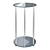 Convenient Classic Glass 2-Tier End Table 3D model small image 1
