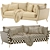 Skyler 3 Seater Fabric Sofa- Maximum Comfort and Style 3D model small image 4