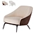 Luxury Whitney Armchair: Elegant Longhi Design 3D model small image 1