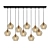 Modern Hanging Lamp Rakel 3D model small image 1