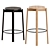 Contemporary Passage Stool Set 3D model small image 7