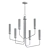 Elegant Helix 6-Light Chandelier 3D model small image 2