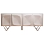 White Orchid Rectangular Chest of Drawers 3D model small image 1