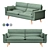 Imodern Harmony Sofa | Stylish and Versatile 3D model small image 2