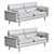 Imodern Harmony Sofa | Stylish and Versatile 3D model small image 5