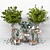 Copper Tank Vases: Elegant Home Décor 3D model small image 1