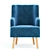 Modern Velvet Armchair - Larni 3D model small image 3