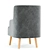 Modern Velvet Armchair - Larni 3D model small image 4