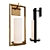 Elegant Pillar Sconce: Modern Lighting Solution 3D model small image 1