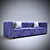 Modern Comfort Sofa 3D model small image 1