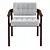 Trussardi 2017 Lounge Armchair 3D model small image 4