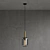 Smoke Gray Lucide Joanet Pendant Light 3D model small image 2