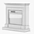 Deluxe Electric Fireplace Newport Jupiter 3D model small image 3