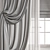 Luxury Velvet Curtain for Elegant Home Decor 3D model small image 2