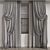 Luxury Velvet Curtain for Elegant Home Decor 3D model small image 3