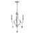 Elegant Antique Brass Mini Chandelier 3D model small image 2