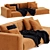 Boca Navi Modular Sofa: Sleek and Stylish Comfort 3D model small image 2
