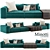 Modern Minotti Lawrence Sofa: High-Quality Comfort 3D model small image 2