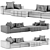 Modern Minotti Lawrence Sofa: High-Quality Comfort 3D model small image 4