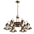 Elegant Hanging Chandelier - Arte Lamp A7006LM 3D model small image 1