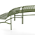 Palissade Park Dining Bench: Outdoor Modular Seating 3D model small image 3