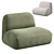 Ethereal Boucle Cloud Chair 3D model small image 1