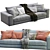 Elegant Hamilton Sofa by Minotti 3D model small image 3