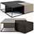 Sleek B&B Italia Coffee Tables 3D model small image 1