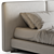 Luxury Minotti Tatlin Cover Bed 3D model small image 7