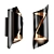 Sleek Aluminum Wall Sconce 3D model small image 1