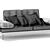 Elegant Tufted Sofa - Bucci 3D model small image 4